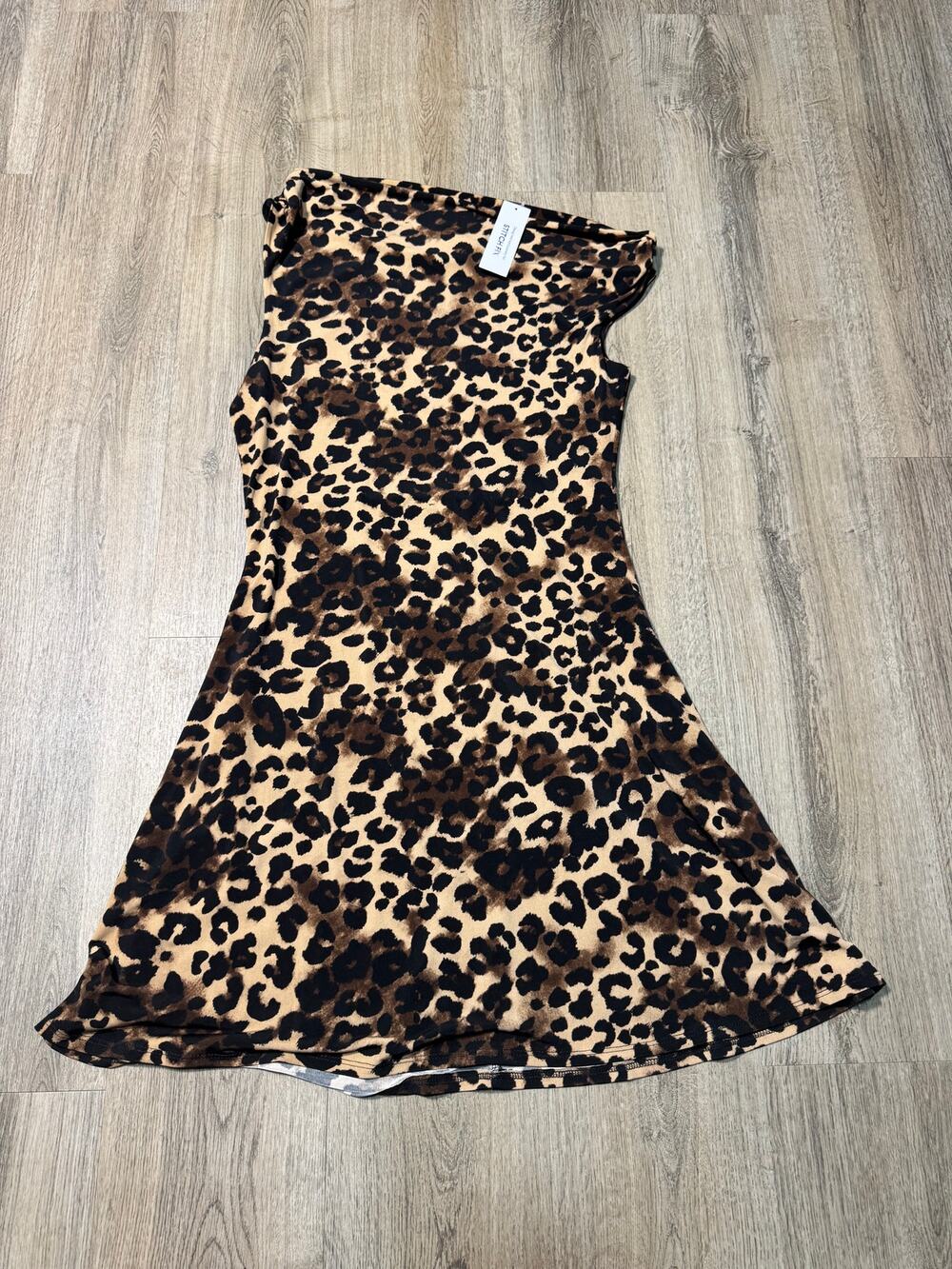 Gilli Women's One-Shoulder Leopard Print Dress
